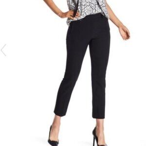 Adrianna Papell Bi-Stretch Kate Fit Pants In Black Size 14 NWT